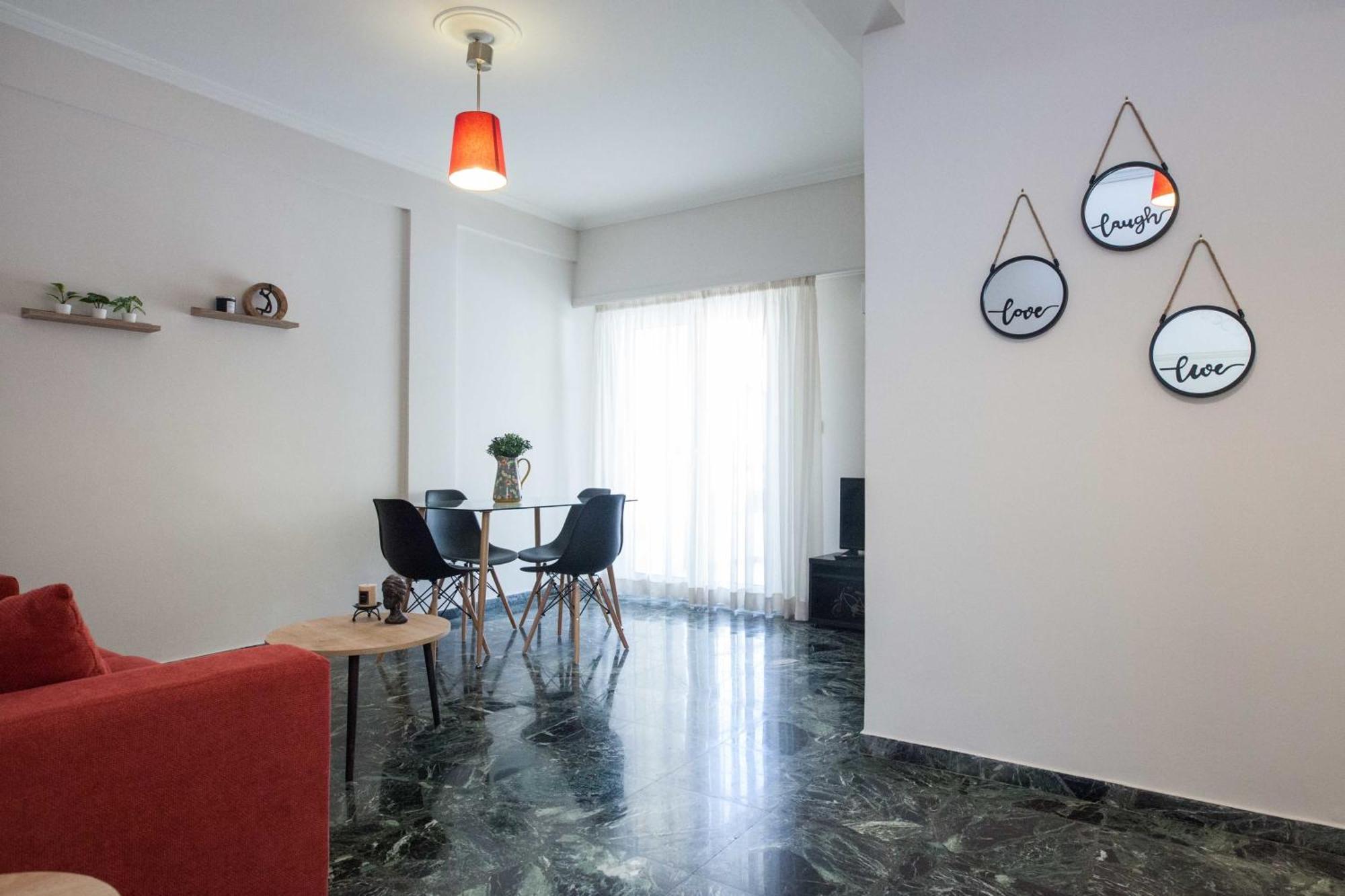 Modern 1 Bd Balcony Apt Near Metro In Kato Patisia Αθήνα Εξωτερικό φωτογραφία