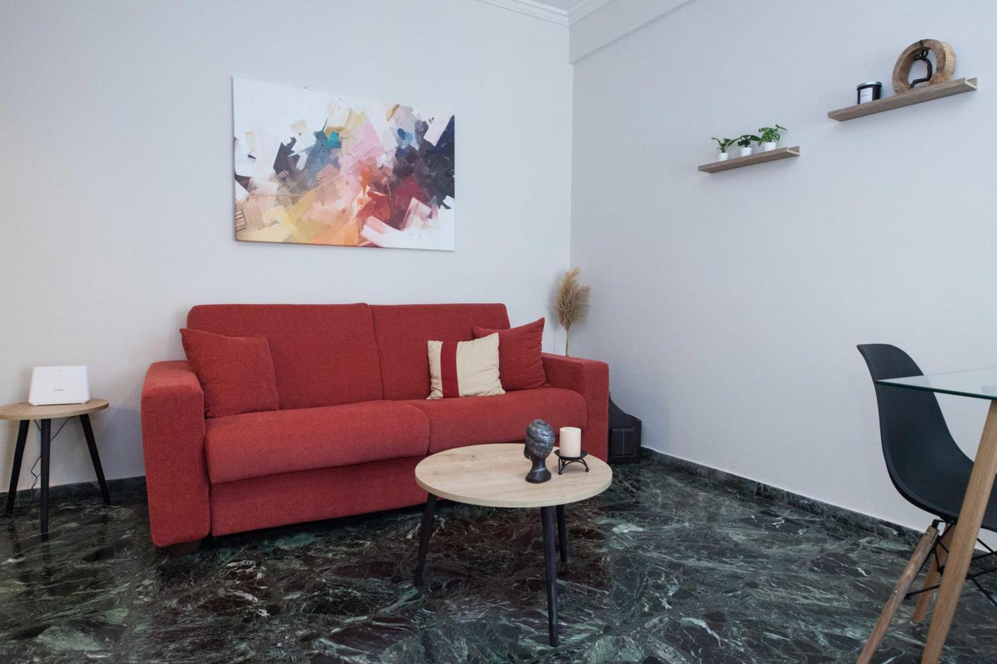 Modern 1 Bd Balcony Apt Near Metro In Kato Patisia Αθήνα Εξωτερικό φωτογραφία