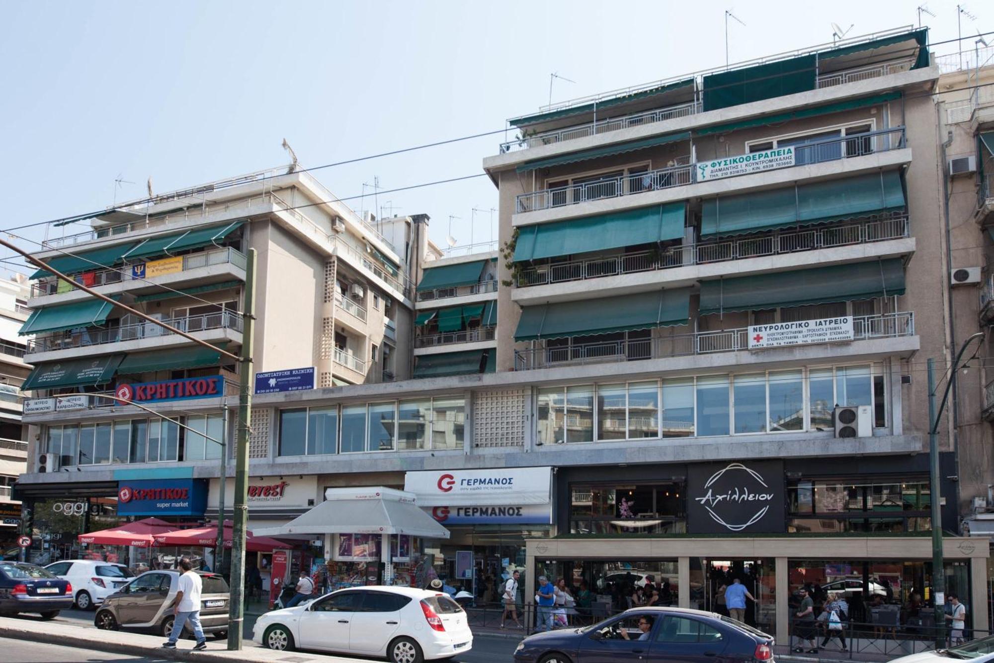 Modern 1 Bd Balcony Apt Near Metro In Kato Patisia Αθήνα Εξωτερικό φωτογραφία